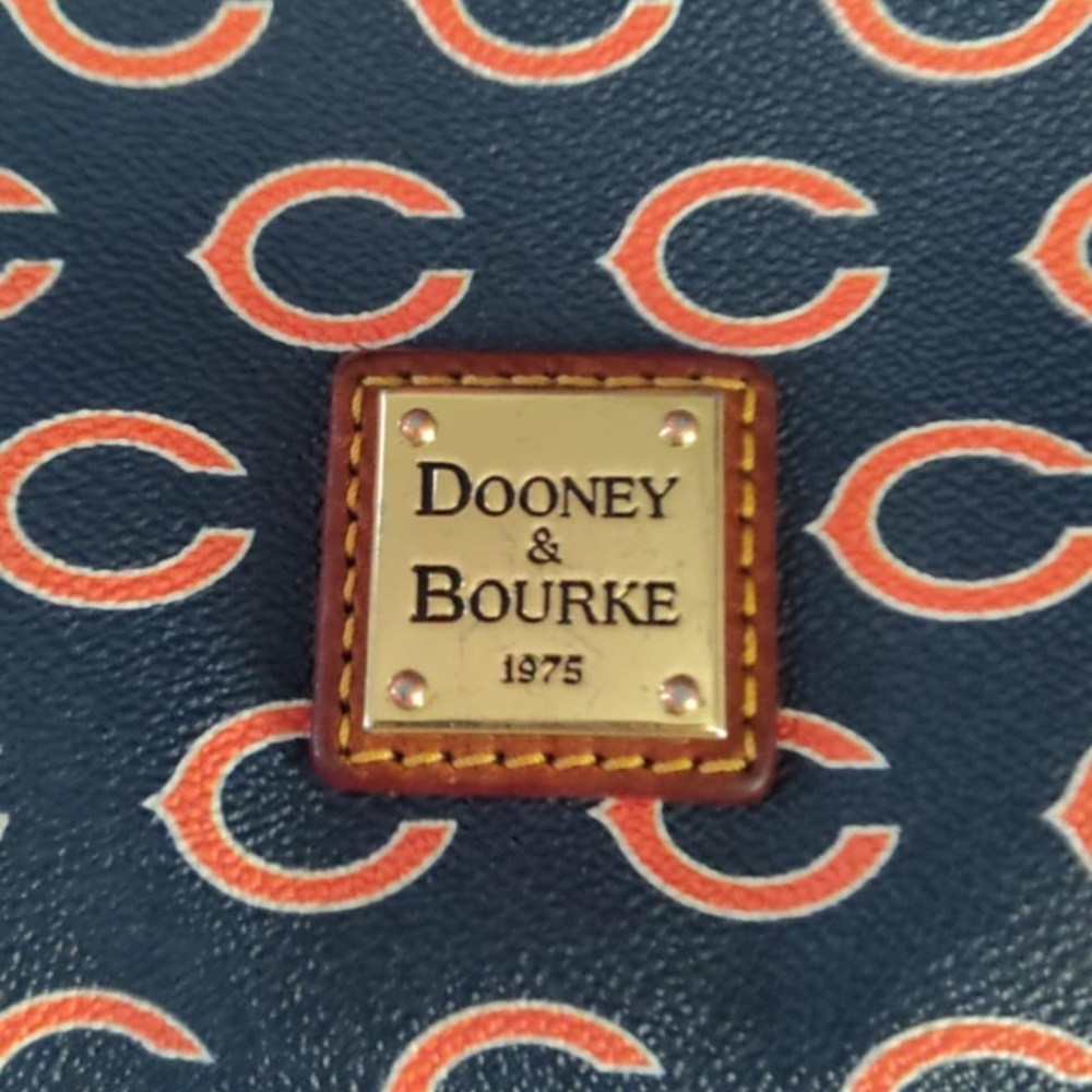 Dooney & Bourke Navy and Orange Crossbody Bag - Picture 2 of 6